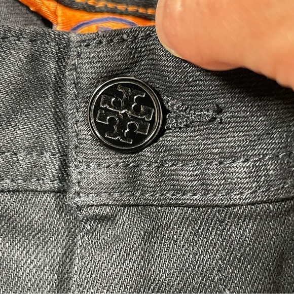 TORY BURCH Women’s Super Skinny Jeans Long Size 27 inseam:34.5” Black - Picture 7 of 15